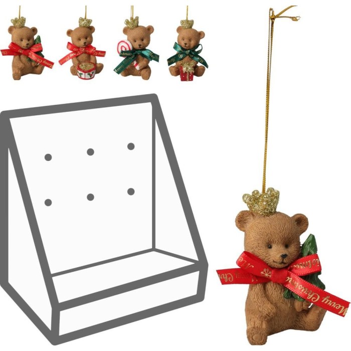 PENSILE ORSO 9CM 4ASS